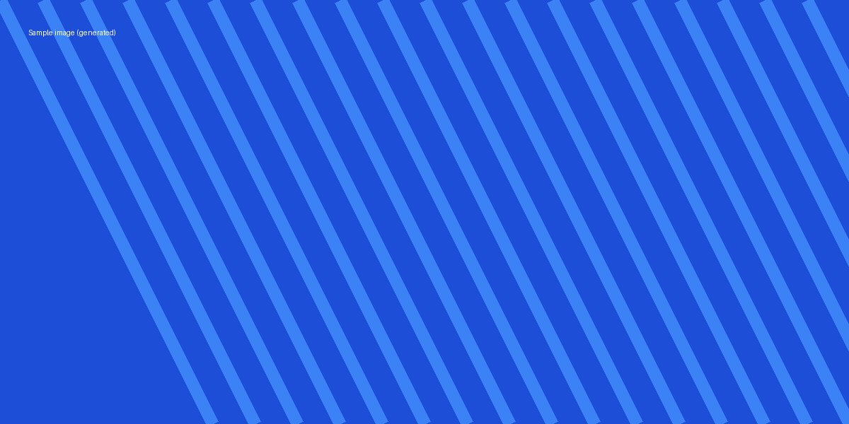Blue diagonal stripes, a generated sample image